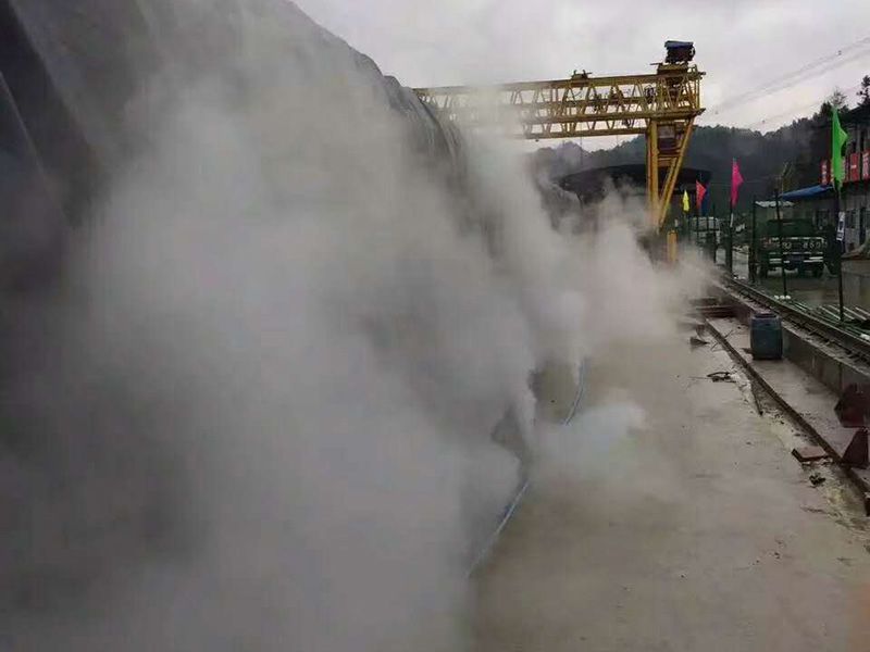 十七局安岚高速 青岛路桥机场高速 胶州制梁场蒸汽相关设施